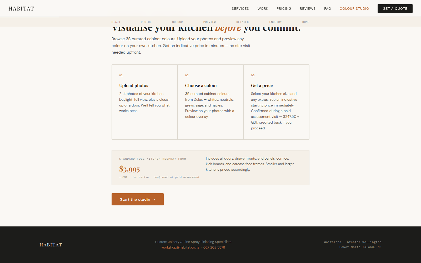 Habitat Colour Studio — preview and pricing