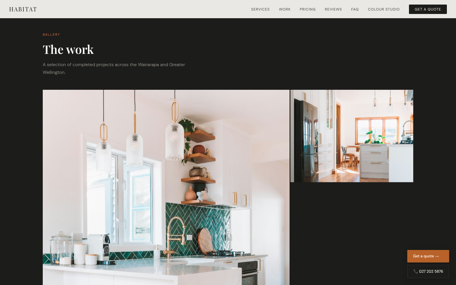 Habitat completed work gallery